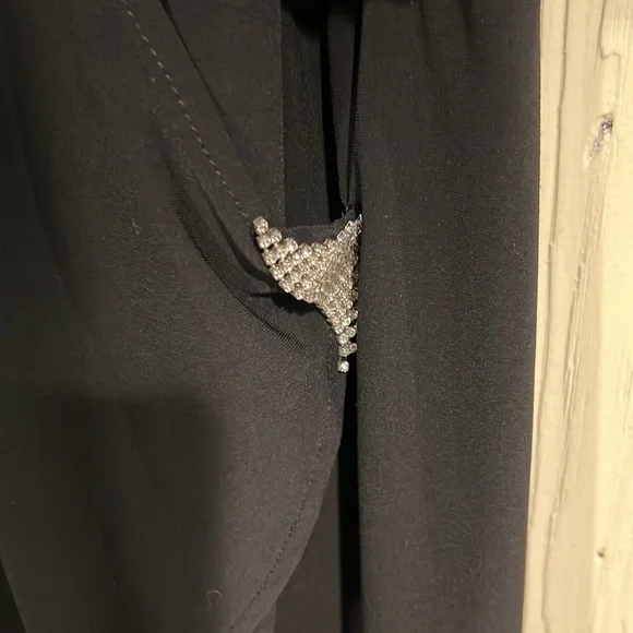 Joseph Ribkoff Mini Dress with Rhinestone Bra Size 12 - Picture 4 of 12